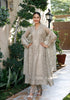 HP002 - Brownish grey shirt with attached shameez & malai trousers with chiffon dupatta. With Inner.